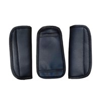 Magideal - Cojín De La Correa Del Coche De La Cubierta Del Hombro Del Cochecito De Bebé, Cojín De La Entrepierna Del Protector Del Hombro Para El Asiento De Los Negro