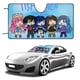 thumbnail image 1 of Funneh Krew Parasol para Parabrisas Delantero Protector Plegable, Visera Solar para Auto Bloquea Rayos UV Mantiene tu Vehículo Fresco 130cm*70cm, 1 of 6