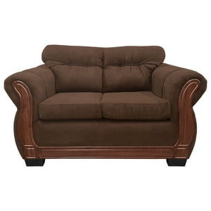 América Decora - Sofá Con Resorte Estructural Personas Taurus Chenille Café Oscuro X