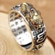 thumbnail image 2 of Anillo de plata vintage con rubí Pixi, transferencias, anillo abierto, boca viva, anillos de moda para hombres y mujeres., 2 of 8