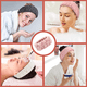 thumbnail image 5 of 3 diademas elásticas suaves (blanco, rosa intenso y gris oscuro): diademas elásticas y cómodas para lavarse la cara, maquillarse, hacer deporte y uso diario., 5 of 7
