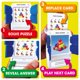 thumbnail image 4 of Juego de cartas 100 PICS Brain Teasers Juego de viaje para mayores de 6 años, 4 of 9