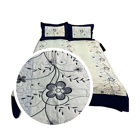 Fei Ya - Cubrecama De Verano Plaza Y Media Bordado A1