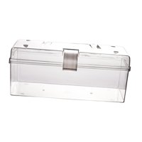 Ioensy - Caja De Medicamentos A Prueba De Polvo, Organizador De Almacenamiento De Medicamentos Para Acampar, Escritorio, Viaje, Largo Y Grande