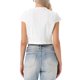 thumbnail image 3 of INSPIRE CHIC Chaqueta de Mezclilla para Mujer de Regreso a Clases Manga Corta Ajuste Ceñido Casual Chaqueta de Jean Recortada Blanca XL, 3 of 6