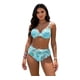 thumbnail image 1 of Bikini Dos Piezas Color Turquesa con Estampado de Mandalas y Tiro Alto, 1 of 3