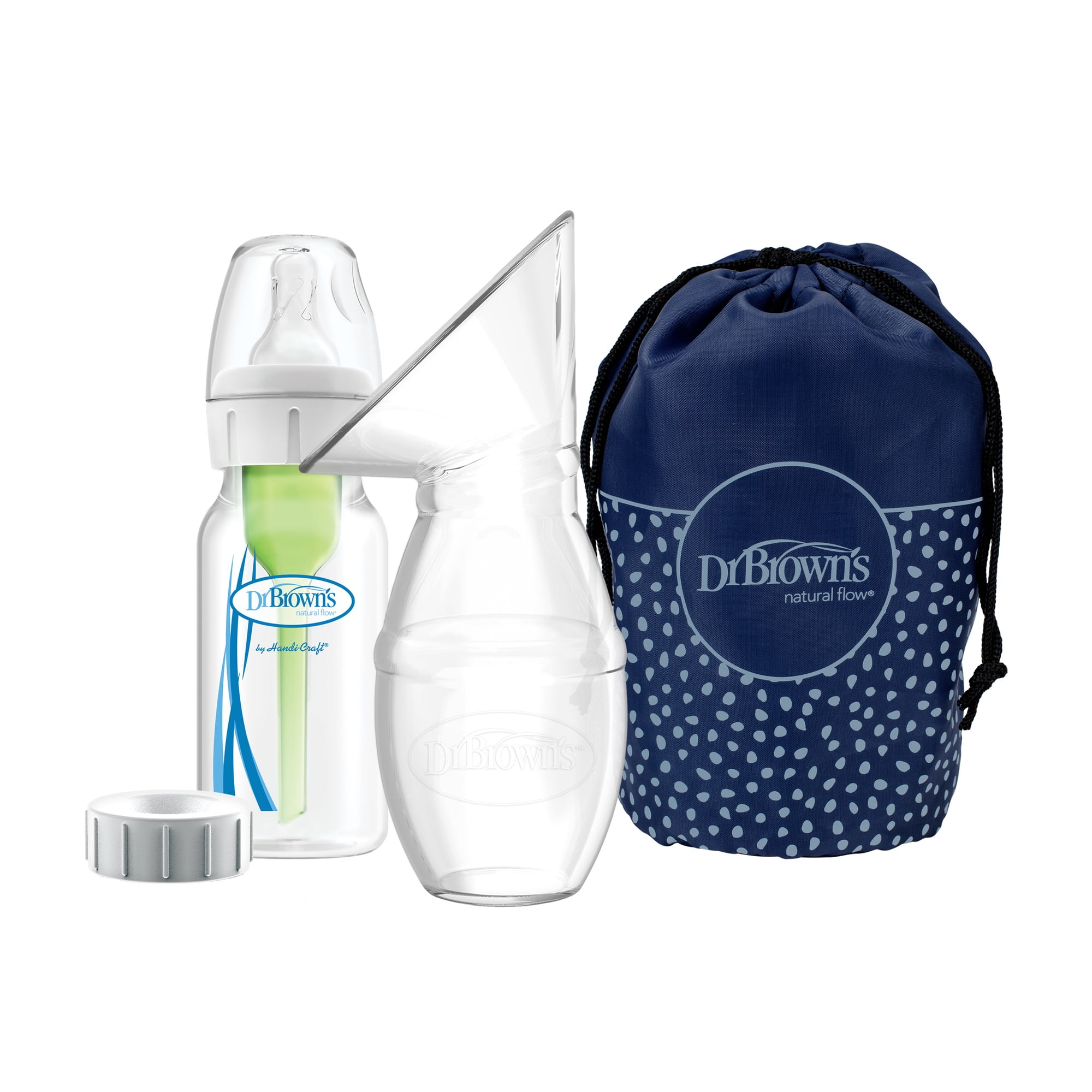 Dr. Brown's - Extractor De Leche Manual 1 Pieza C/ Mam Estándar 120ml (con Bolso)
