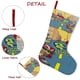 thumbnail image 5 of Rocket Power Tema: Calcetines de Navidad, fino lino blanco para colgar en escaleras y chimenea, decoración navideña para el hogar, regalo de Navidad. 45cm × 32cm, 5 of 5