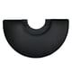 thumbnail image 5 of Black Semi Circle 5'x3' 1/2" Alfombrilla Antifatiga Para Salón De Peluquería, 5 of 5