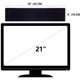 thumbnail image 2 of Pizarra de notas Yocoolfun 45 cm negra para monitor, 2 of 5