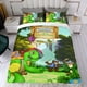 thumbnail image 4 of Franklin Conjunto de sábanas temático, trío de piezas, cómodo y amigable con la piel, diseño único, regalo de decoración para el hogar para familiares, amigos y fans,140cm *210cm, 4 of 6