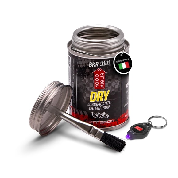 Lubricante seco para cadena de bicicleta ERRECOM BKR 3101 120 ml con brocha