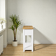 thumbnail image 3 of Arrimo "Dual Space" 2 Cajones Consola de Madera con Repisa - Blanco - 100x35x80 cm, 3 of 3