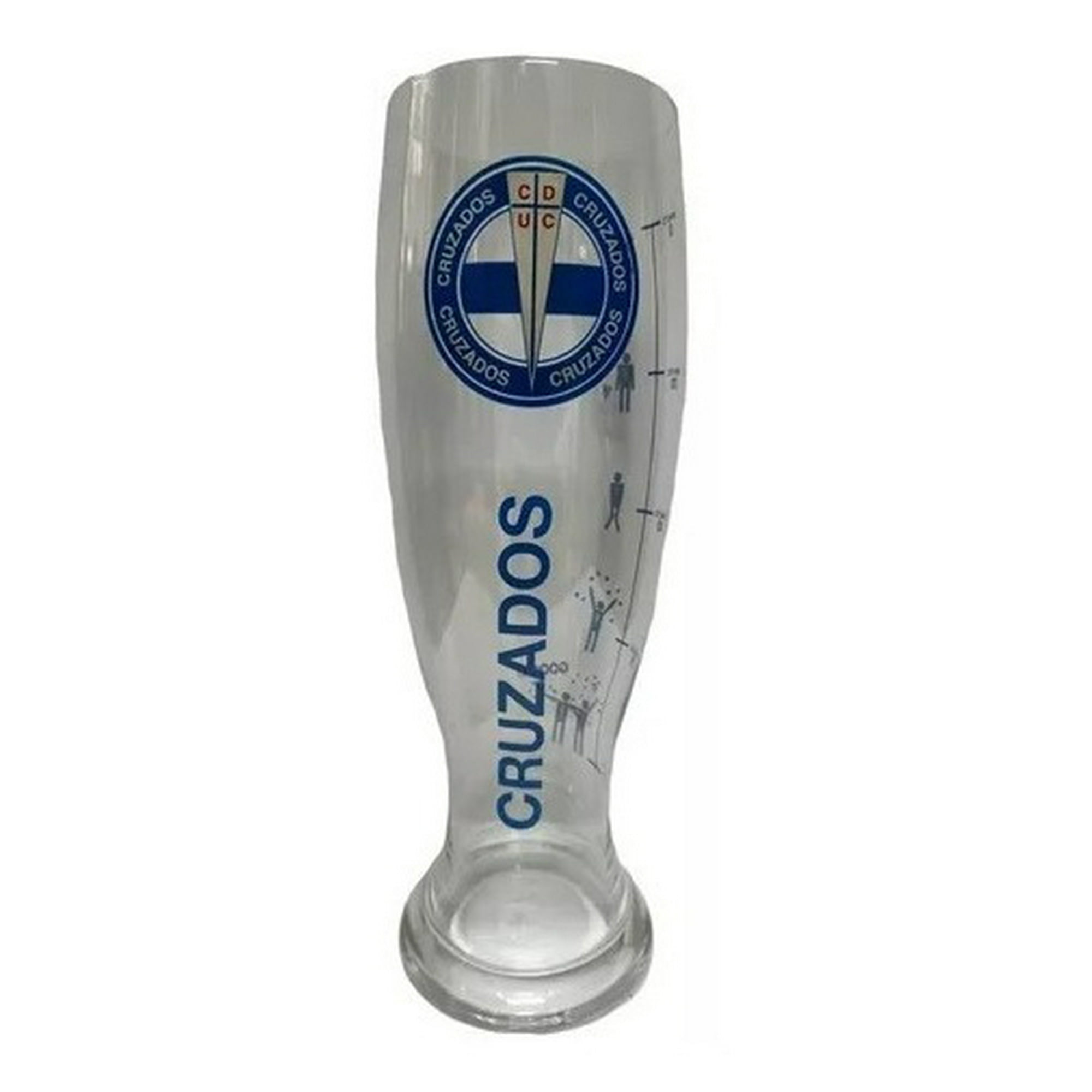 Genérico - Vaso Garza Gigante Vidrio Univ. Catolica 1.5 Litros Titanio