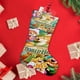 thumbnail image 4 of Robin Hood Tema: Calcetines de Navidad, fino lino blanco para colgar en escaleras y chimenea, decoración navideña para el hogar, regalo de Navidad.54cm×38cm, 4 of 5