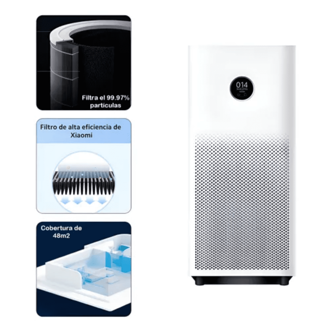 Purificador Aire Xiaomi Smart Air Purifier 4 Eu Blanco