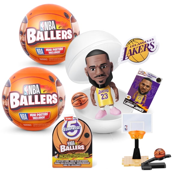 Figura de cápsula Toy Mystery, 5 jugadores sorpresa de la NBA, serie 1