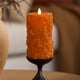 thumbnail image 1 of Vela LED Lamp Luminara Marmalade de 9 x 17 cm con hojas en relieve, 1 of 8