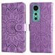 thumbnail image 1 of Funda tipo cartera FOXDOCK para Huawei Nova 12 , diseño girasol en relieve, cuero PU, cierre magnético, soporte y tarjetero, 1 of 5