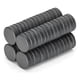 thumbnail image 1 of 100 imanes de ferrita redondos 8x3 mm negro, 1 of 2