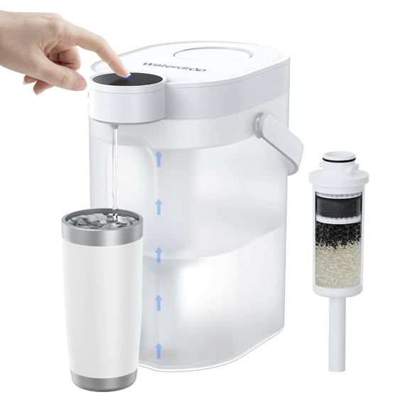Filtro de agua Pitcher Waterdrop FreshTaste de 4 litros, más de 20 contaminantes