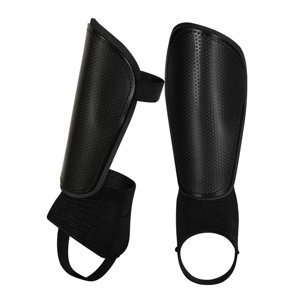 Ioensy - Espinilleras De Fútbol, Dispositivos De Protección Para Rodillas, Suaves Para Correr, Fútbol, Adolescentes, Negro, M