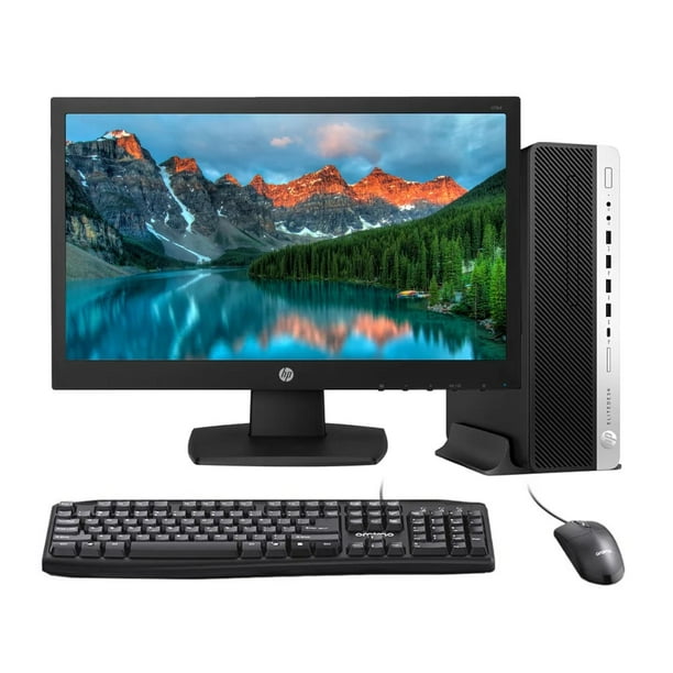 KIT MONITOR + PC HP Elitedesk 800 G4 SFF i7 16GB 1TB Reacondicionado Grado A