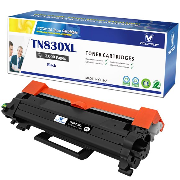 Cartucho de tóner negro VICTORSTAR TN830XL de alta capacidad 3000 páginas
