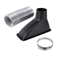 Magideal - Kit Genérico De Admisión De Aire Frío, Accesorio De Filtro De Admisión De Aire Frío Para Automóvil Con Abrazadera De Manguera Cuadrado