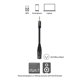 thumbnail image 2 of Cable de 3,5 mm a XLR, cable de 1,8 m, macho a macho, compatible con iPod, 2 of 6