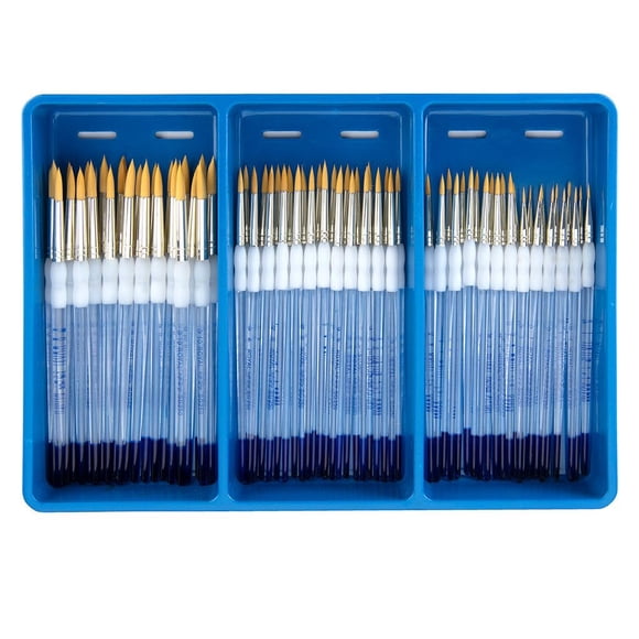 Juego de pinceles Royal Brush Soft Grip Golden Taklon 72 piezas
