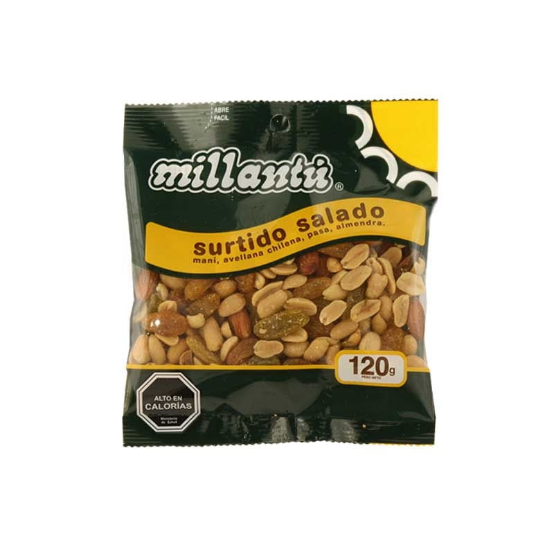 Surtido Cóctel Salado 120 g Millantú