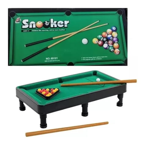 Total Click - Juguete Mini Mesa De Pool Billar Con Accesorios Infantil
