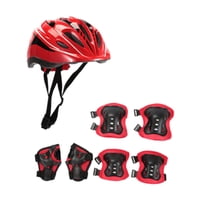 Ioensy - Casco De Bicicleta Infantil Portátil Con Almohadillas De Codo Para Bicicletas Estilo De Patinaje En Línea Al Aire Libre F