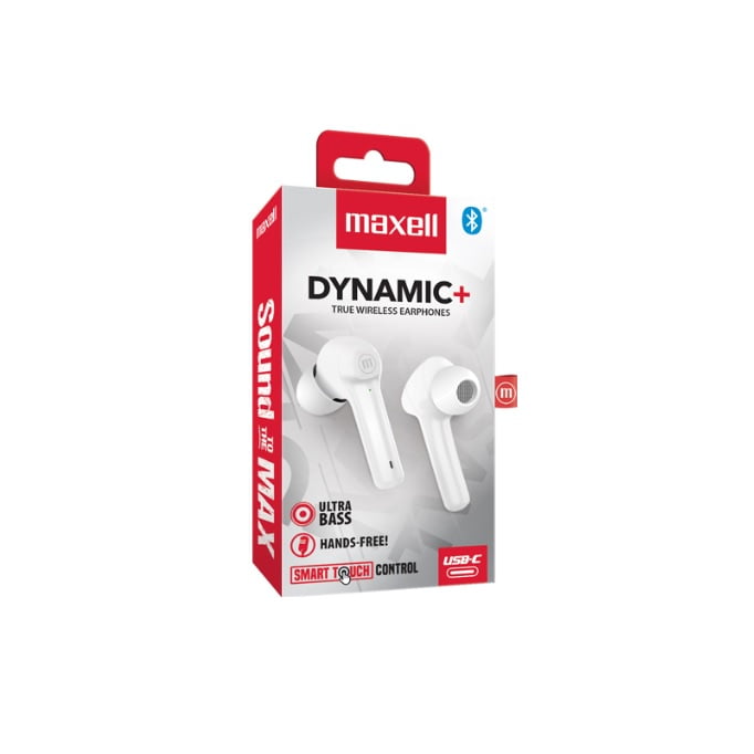 Maxell - Audífono Bluetooth Tws Blanco