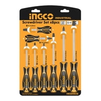 Set Destornillador Ph/Sl 8 Piezas Ingco Hksd0828