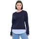 thumbnail image 1 of Polerón Mujer Blusa Mujer Azul Marino Corona, 1 of 5