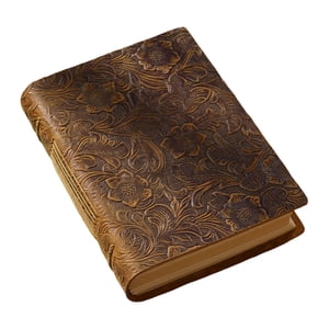 Magideal - Cuaderno De Escritura De Diario Vintage Libro De Mano Hecho A Mano Diy Hombres Y Mujeres Cuaderno De Notas Cuaderno De Diario De Cuero Pu Rústico Para Flores Verticales