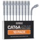 thumbnail image 1 of Cables de conexión Ethernet Everest Ultra Slim Cat6a de 30 cm, paquete de 10, 1 of 8