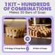 thumbnail image 3 of Kit para hacer jabón CraftZee Ultimate Deluxe con base de jabón de 2,7 kg, 3 of 8