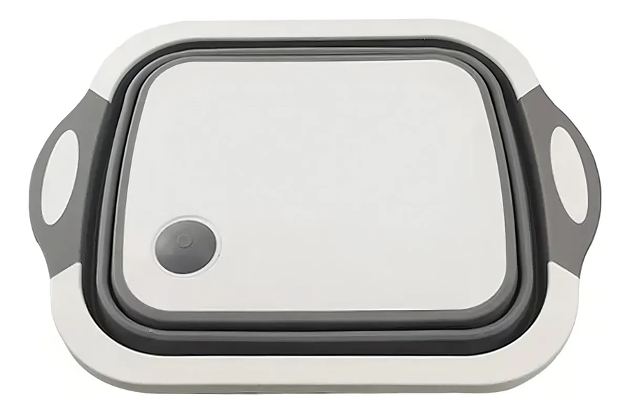 Genérico - Tabla De Corte Plegable 3 En 1 Simplit Color Blanco