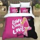 thumbnail image 1 of Princess Barbie Bedding Set 3d Cartoon Quilt Duvet Pillowcase Bed Set For children and adults Bed Sheets, 1 of 5