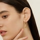 thumbnail image 5 of Pendientes ALEXCRAFT con forma de lágrima en oro de 14 quilates para mujer, 5 of 8