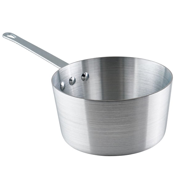 Cazo Winco de 2,5 L de aluminio resistente