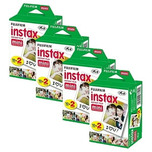 Fujifilm - Pack X4 Película Instax Mini (80 Un)