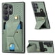 thumbnail image 1 of Funda Resistente para Samsung Galaxy S24 Ultra con Tarjetero y Soporte, Diseño Magnético Verde, 1 of 5
