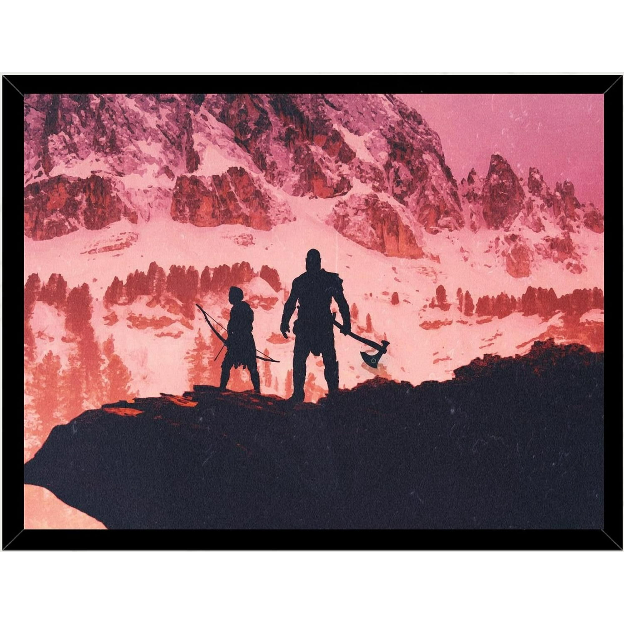 Genérico - Cuadro Decorativo God Of War 4 Medidas 30x40 Cm