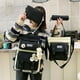 thumbnail image 2 of 5 Piece Set School Bags For Teenage Girls Canvas Solid Color Women Backpack Female Teen Student Schoolbag, 2 of 3