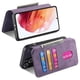 thumbnail image 3 of Funda Billetera Magnética para Samsung Galaxy S21 Soporte Tarjetas Desmontable Morado, 3 of 6