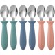 thumbnail image 1 of Cucharas infantiles Pimoys de acero inoxidable, 6 piezas, 1 of 3